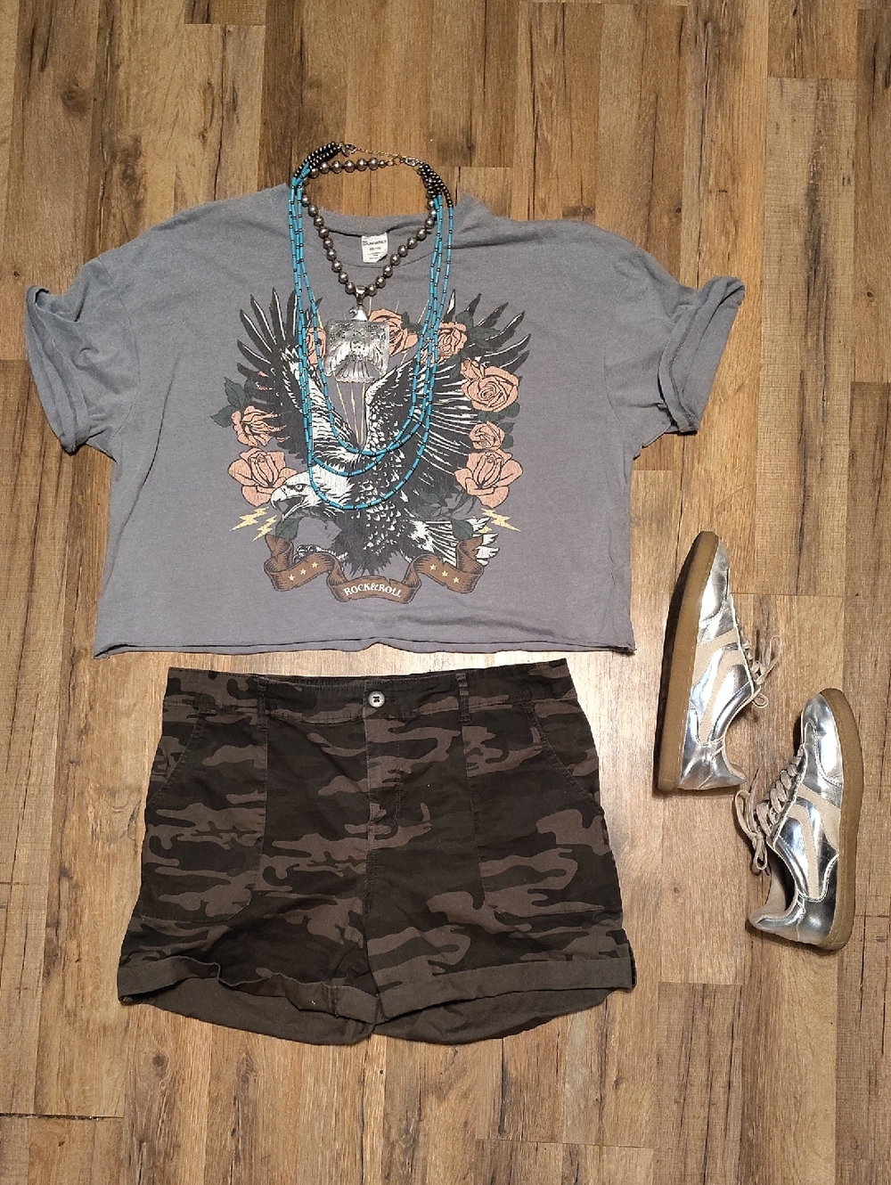 Camouflage Utility Shorts